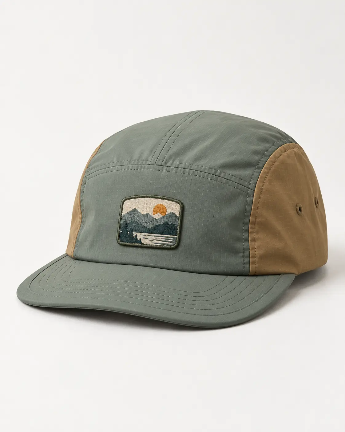 Woven Label Camp Cap running or camp cap capability reference