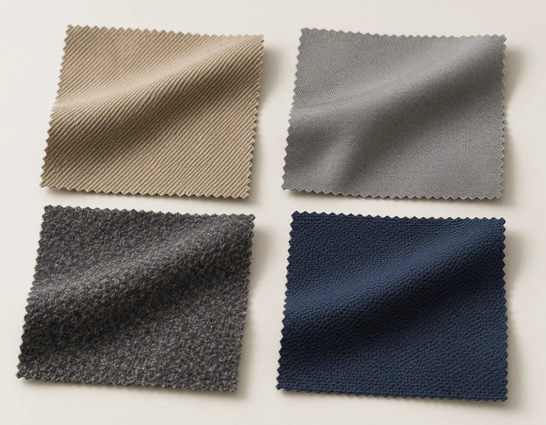 Material swatches and fabric directions for custom snapback caps